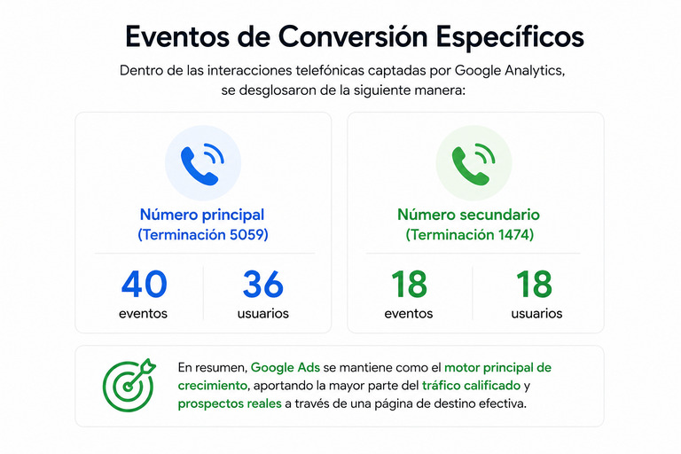 Eventos de Conversión Específicos