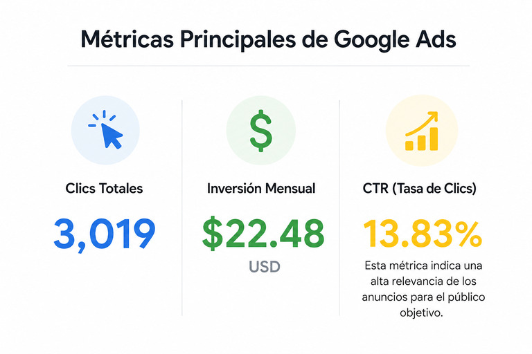 Métricas Principales de Google Ads